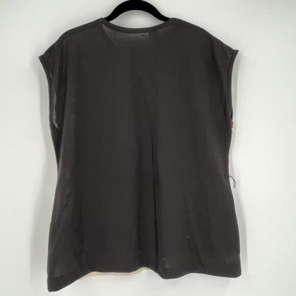 Vintage Women's Knit Bird Aztec Striped Southwestern Top‎ Multi-Color Large vest - Picture 6 of 8